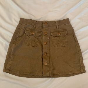 Army Green Skirt